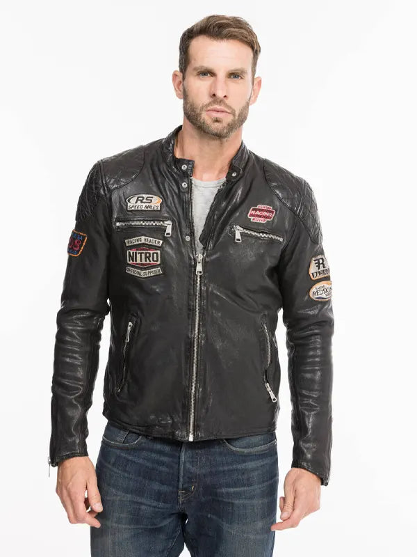 Leather Jacket Redskins