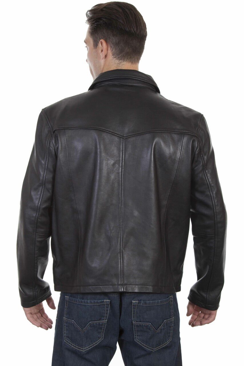 Leather CCW jacket for men