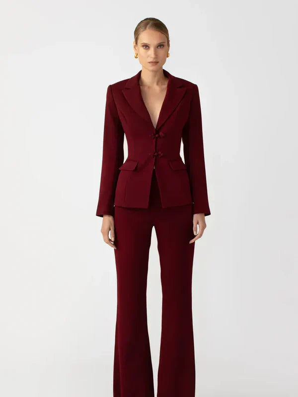Lee-Womens-Maroon-Blazers