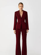 Lee-Womens-Maroon-Blazers