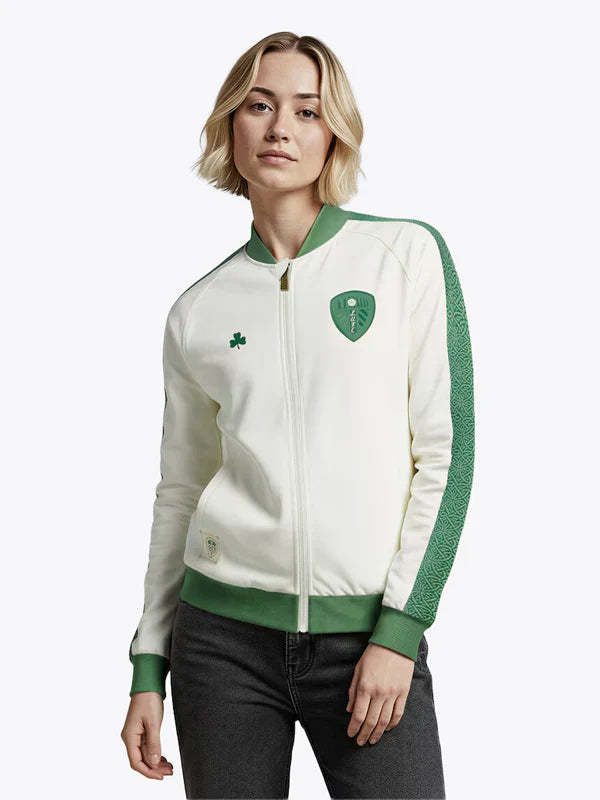 Leeds United St Patricks Day Tricot Track Jacket