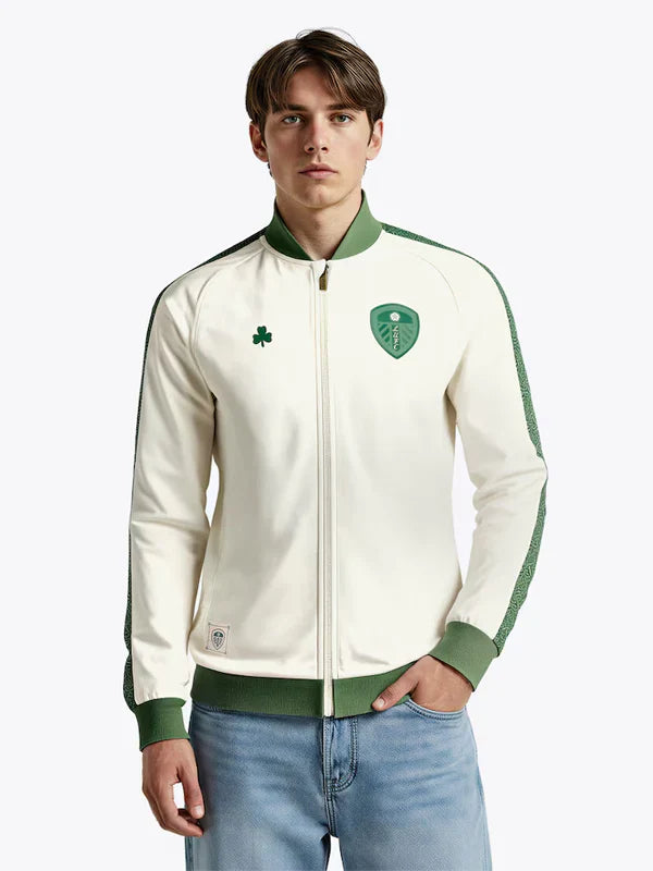 Leeds United St Patricks Day Tricot Track Jacket