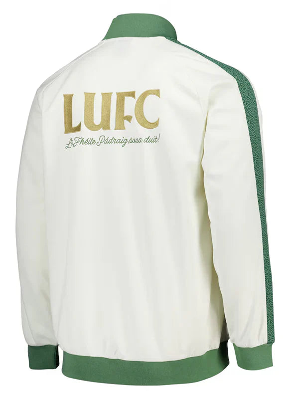 Leeds United St Patricks Day Tricot Track Jacket