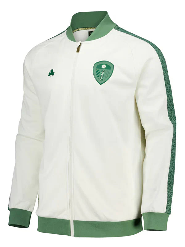 Leeds United St Patricks Day Tricot Track Jacket