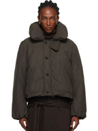 Lemaire-Brown-Short-Puffer-Blouson-Down-Jacket