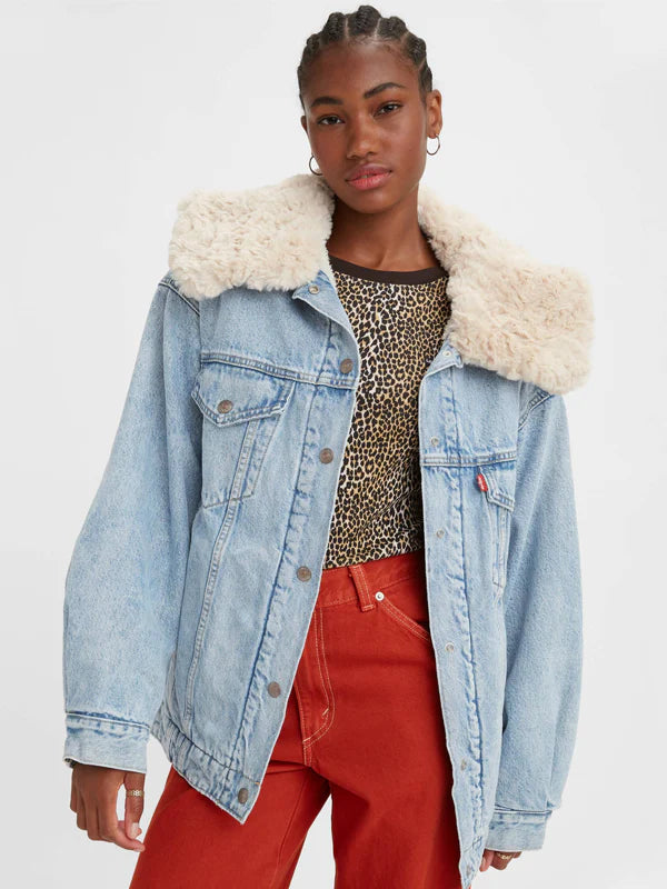 Levi-Jean-Jacket-With-Fur-Collar