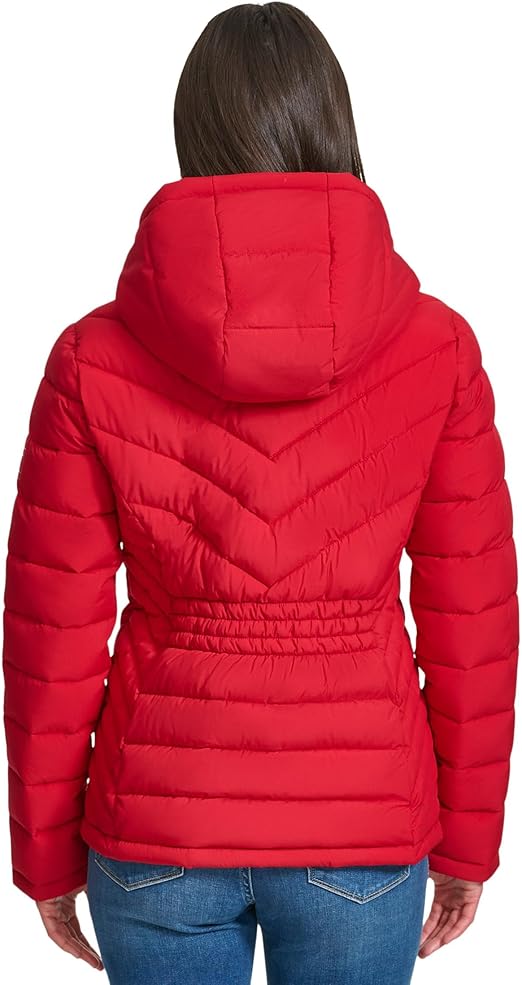 Lightweight packable puffer jacket