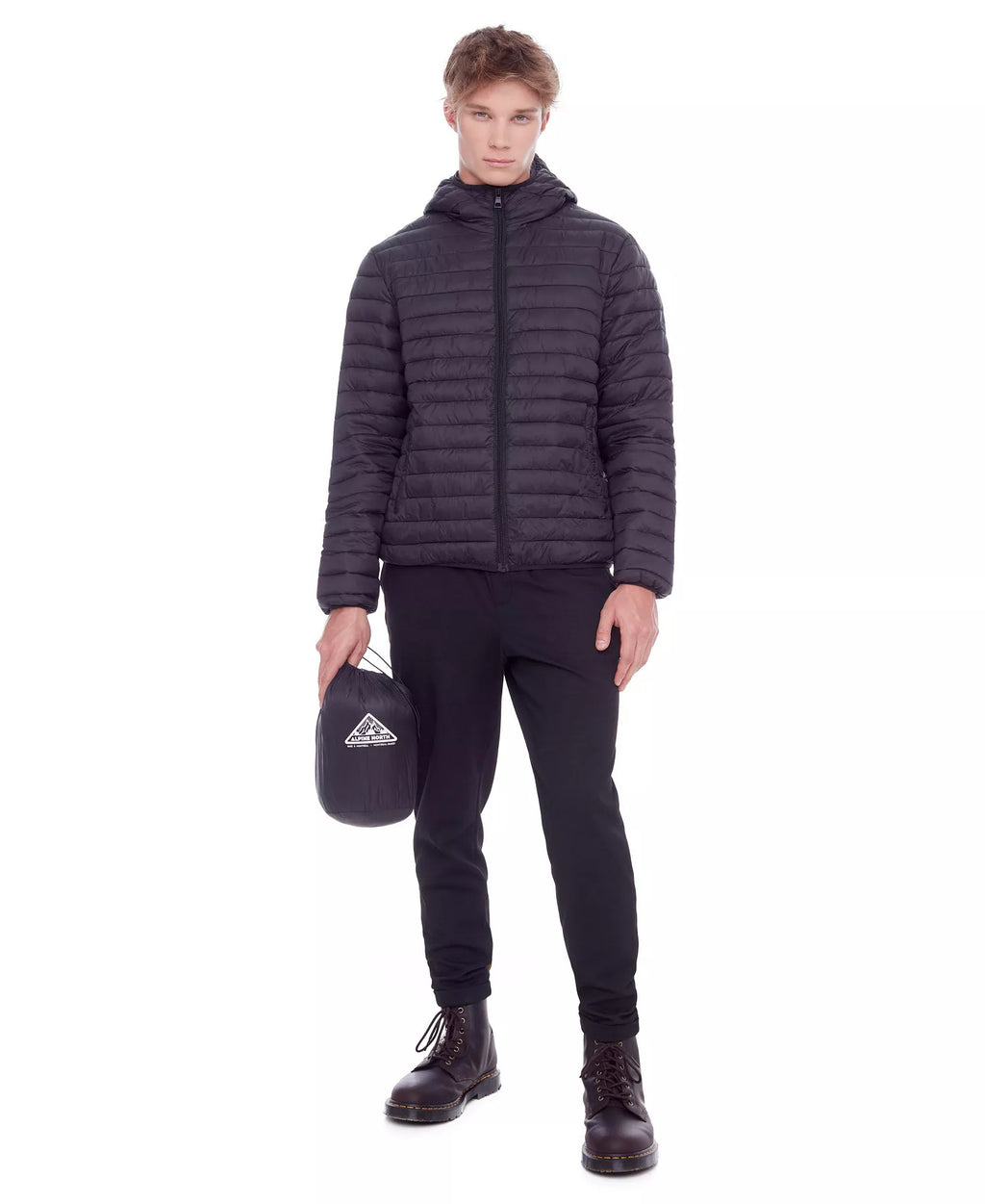 Lightweight packable puffer jacket