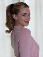 Lili Reinhart THE LOVE HYPOTHESIS Pink Top - Embroidery