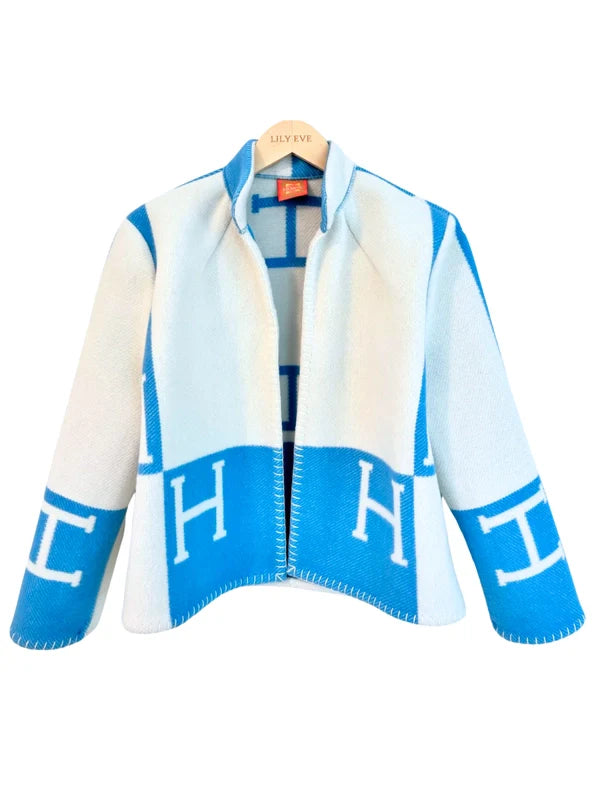 Lily Eve Hermes Jacket Blue