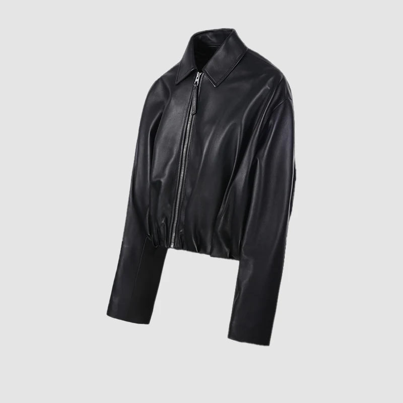 Loewe-Draped-Leather-Jacket
