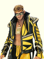 Logan-Paul-WrestleMania-38-Black-and-Yellow-Leather-Jacket