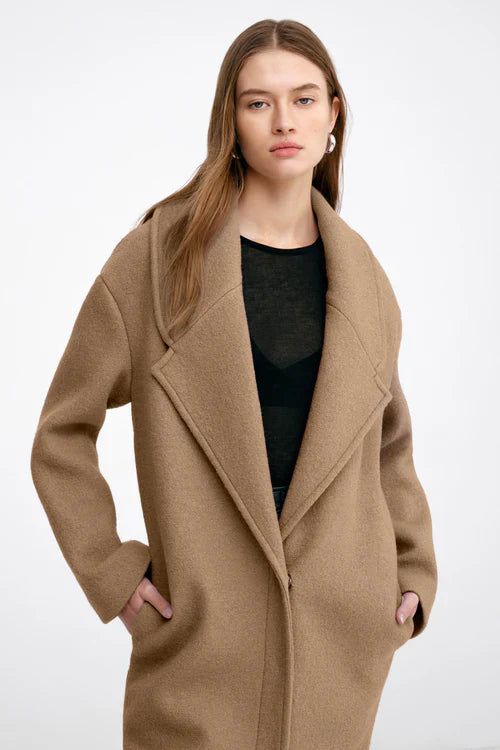 Long wool coat formal wear