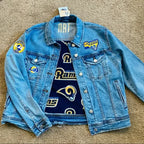 Los Angeles Rams Denim Jacket For Men