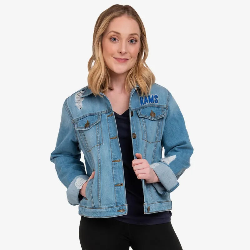 Los Angeles Rams Denim Jacket For Sale