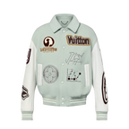 Louis Vuitton Aqua & White Varsity Jacket