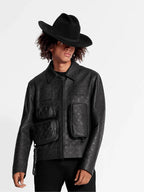 Louis-Vuitton-Monogram-Embossed-Utility-Black-Leather-Jacket-Mens