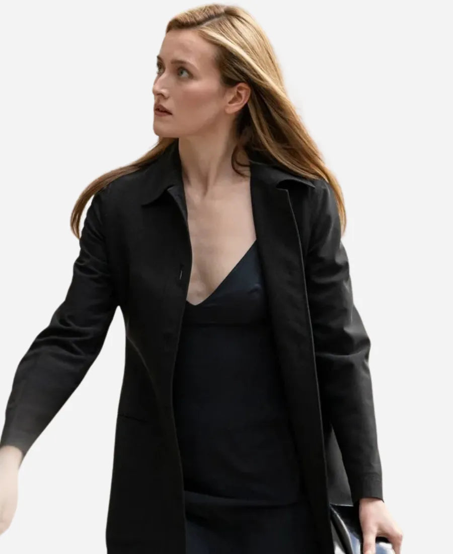 Carolyn Bessette Love Story Black Coat