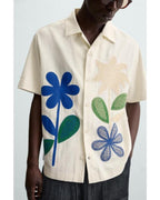 Electric Bloom S01 Nathaniel Buescher Floral Patch Shirt
