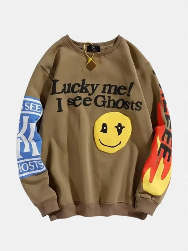 Kendall Jenner Lucky Me I See Ghosts Sweatshirt