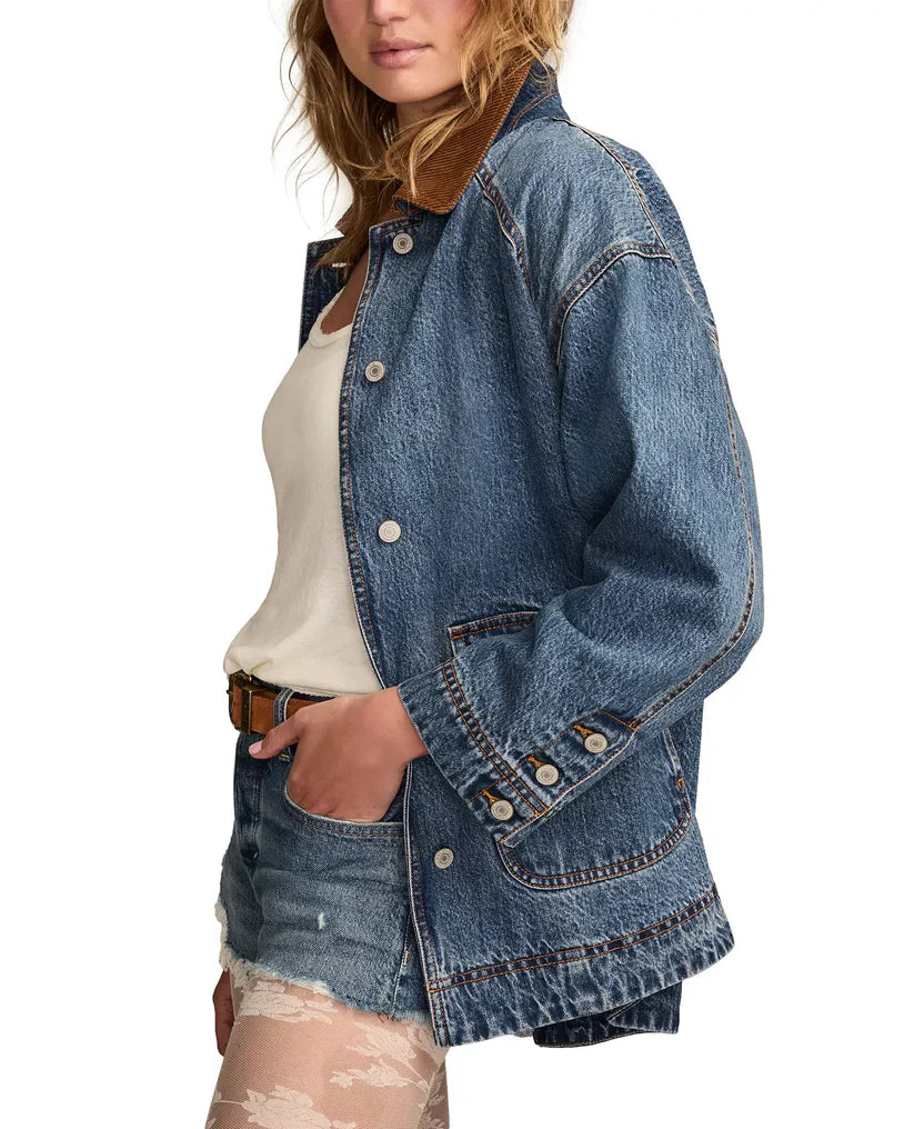 Lucky Brand Women's Legend Denim Barn jacket