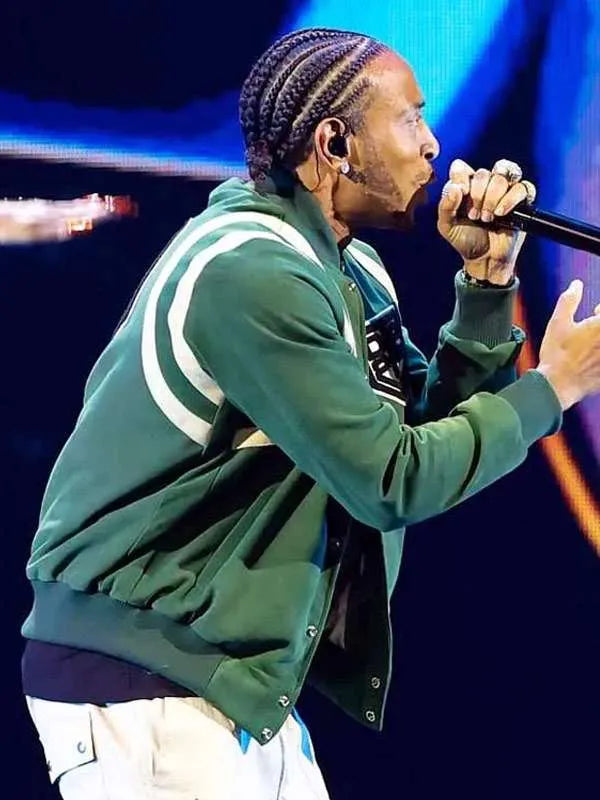 iHeartRadio Music Awards Ludacris Green Varsity Jacket