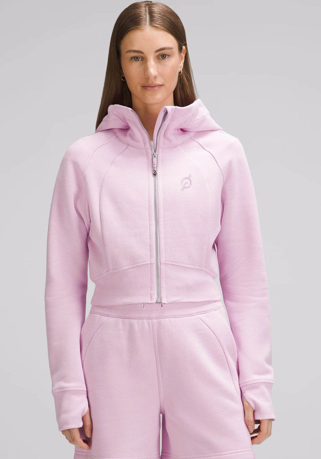 Lululemon women's cropped Scuba hoodie