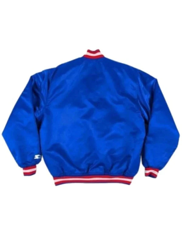 MLB-Texas-Rangers-90s-Satin-Full-Snap-Blue-Varsity-Jacket