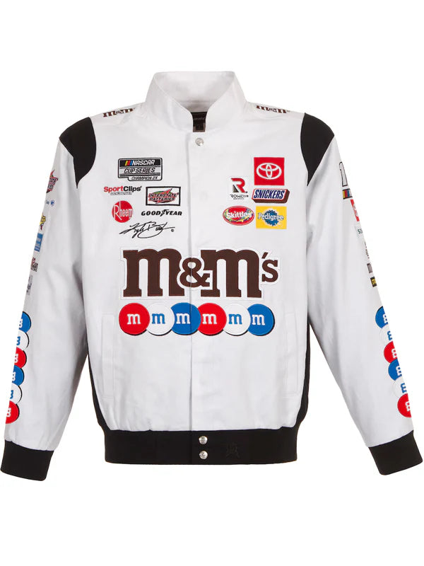 M&M-Nascar-Racing-Jacket-White