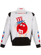 M&M-Nascar-Racing-White-Jacket