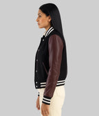 Macie-Black-Brown-Varsity-Jacket-Side