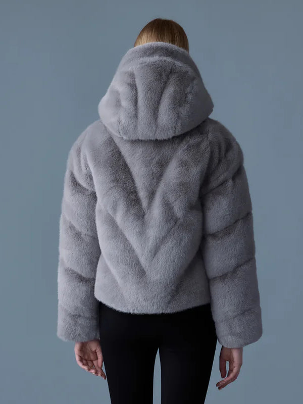 Mackage-Anik-Brushed-Faux-Fur-Down-Grey-Jacket