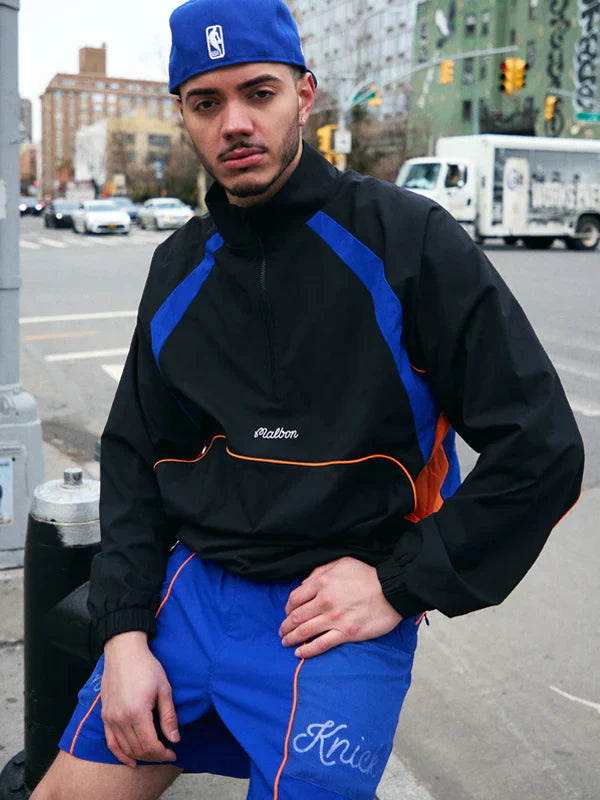 MalbonxKnicksBaselineQuarterZipJacket