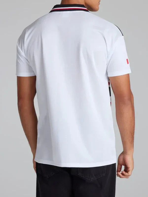 Manchester United 1997-99 Retro Away White Shirt For Sale