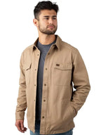 Thomas Bradtke Wicklow Rugged Shirt Collar Beige Cotton Jacket
