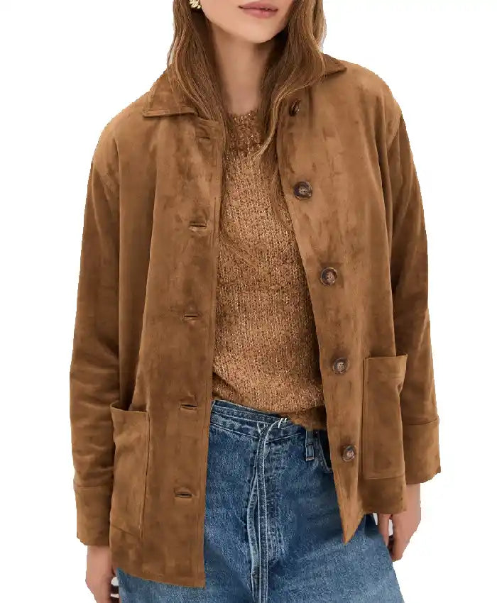 Marshalls  Ellyn Jameson Suede Brown Jacket