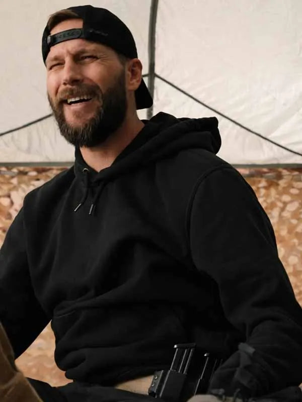 Marshals S01 Pete Calvin Black Hoodie