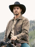 Marshals S01 Luke Grimes Brown Cotton Jacket