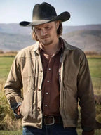 Marshals S01 Luke Grimes Brown  Jacket