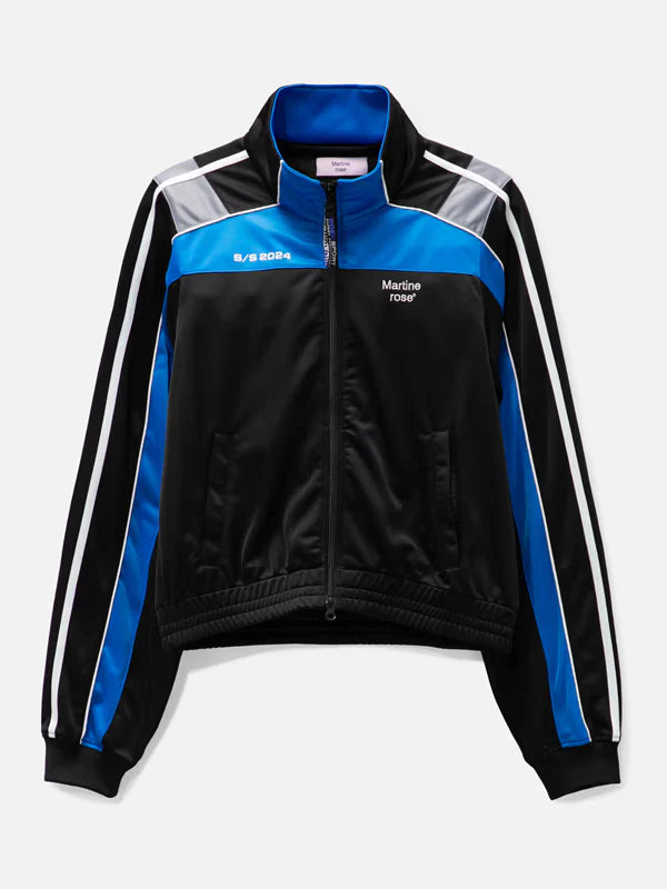 Martine-Rose-Black-Blue-Shrunken-Track-Jacket