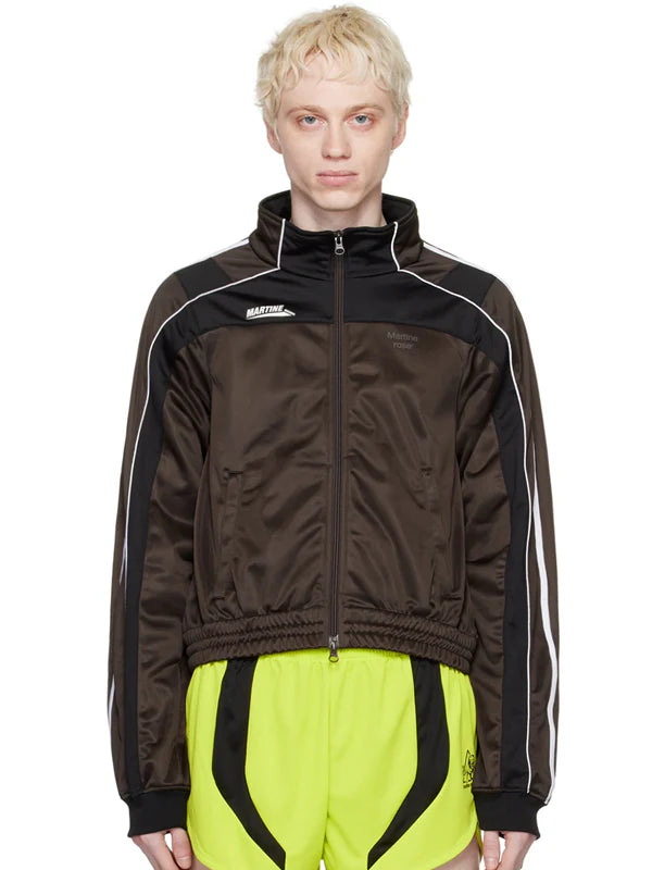 Martine-Rose-Shrunken-Track-Jacket-Brown