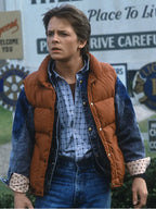 Marty Mcfly Back To The Future Puffer Vest For Sale