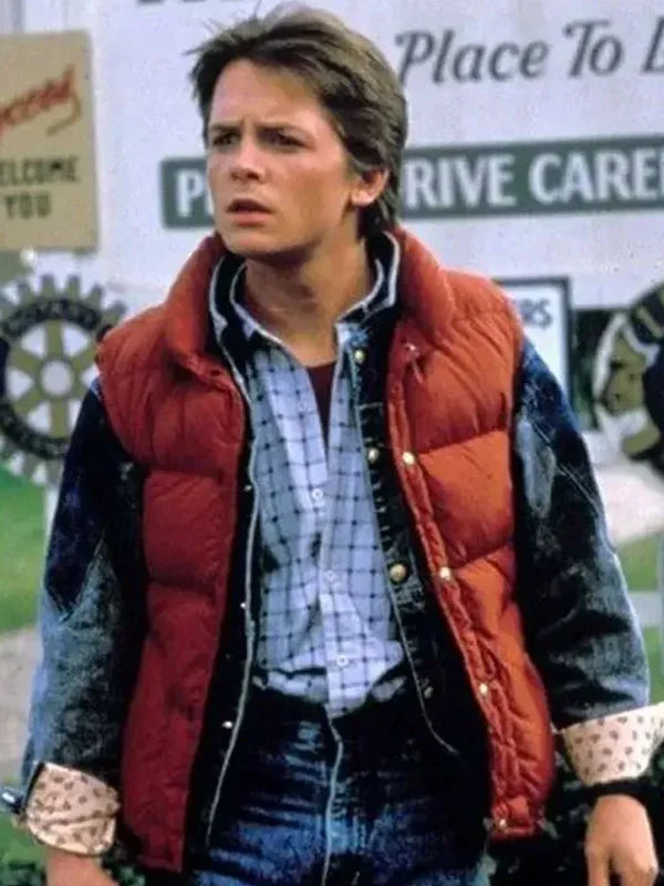 Marty Mcfly Puffer Vest