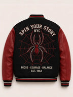 Marvel Spider Man Letterman Varsity Jacket