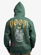Marvel Doctor Doom Distressed Print Zip-up Hoodie