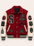 Marvel Spider Man Letterman Varsity Jacket