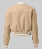 Mary-Womens-Beige-Leather-Varsity-Jacket