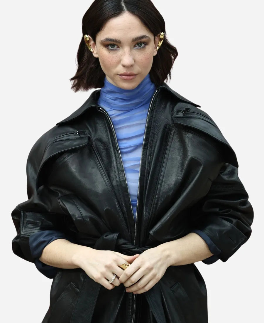 Matilda De Angelis La lezione Leather Jacket