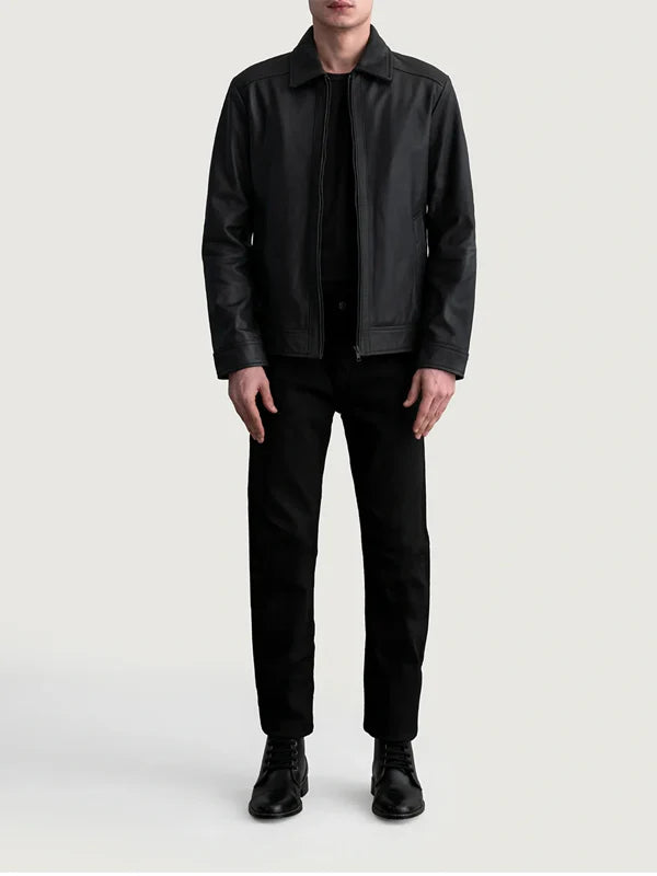 Matte Leather Jacket For Sale