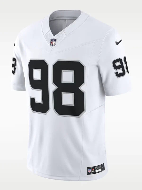 Maxx Crosby Las Vegas Raiders Nike Alternate Game Jersey White